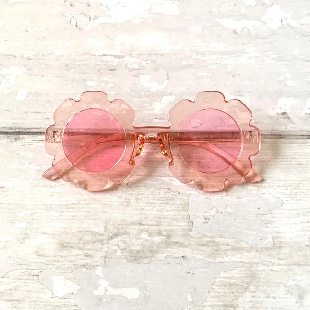 GapKids Flower Sunglasses Clear Pink Gap Brand Kids Toddler Glasses NEW